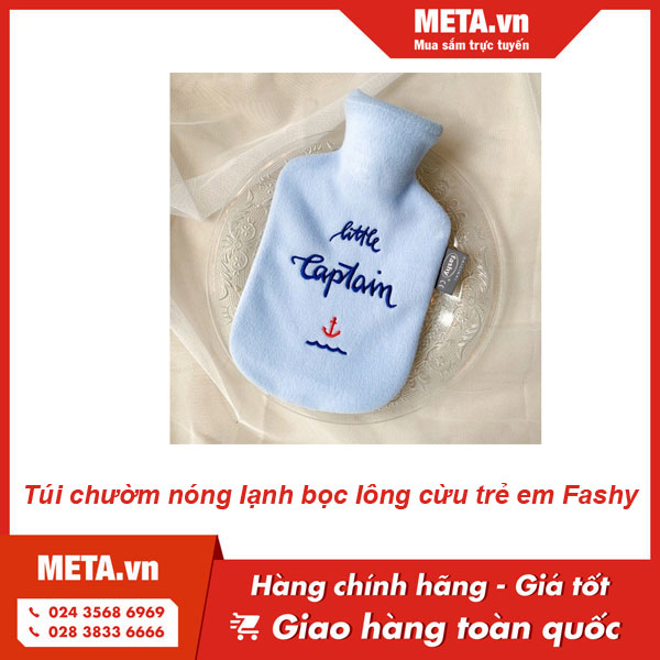 Túi chườm nóng lạnh bọc lông cừu trẻ em Fashy 6505-51