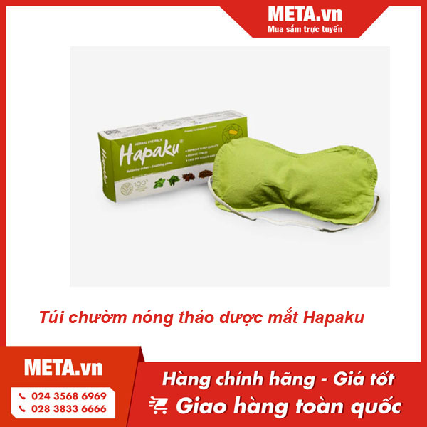 Túi chườm nóng thảo dược mắt Hapaku
