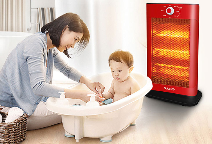 có nên dùng đèn sưởi cho trẻ sơ sinh không
