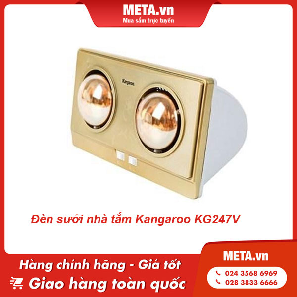 Đèn sưởi nhà tắm Kangaroo KG247V