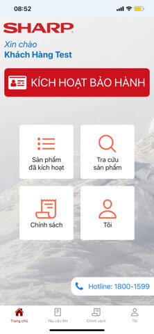 Cách kiểm tra bảo hành điều hòa Sharp qua app