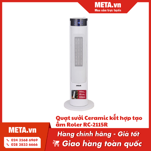 Quạt sưởi Ceramic kết hợp tạo ẩm Roler RC-2115R