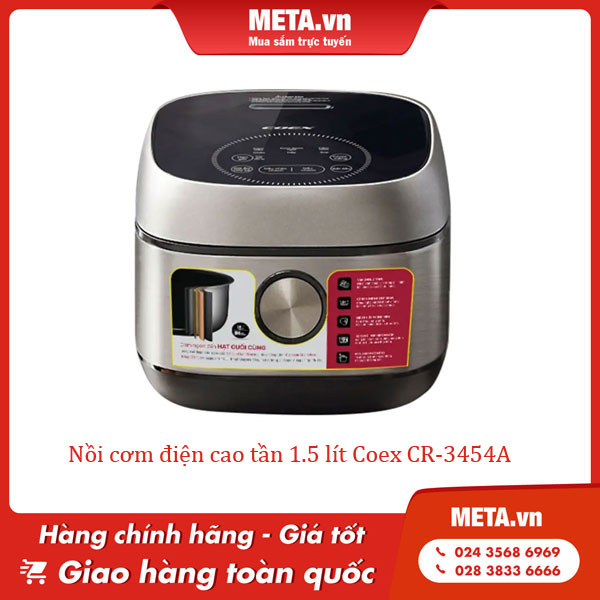 Nồi cơm điện cao tần 1,5 lít Coex CR 3454A