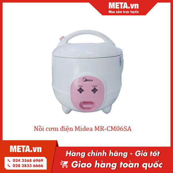 Nồi cơm điện tốt giá dưới 1 triệu: Nồi cơm điện Midea MR-CM06SA