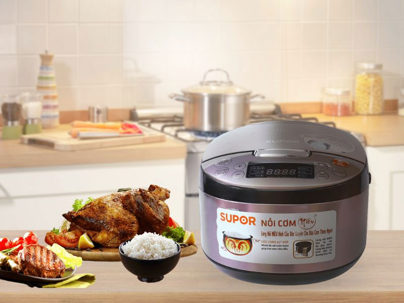Review nồi cơm điện Supor: Độ bền cao