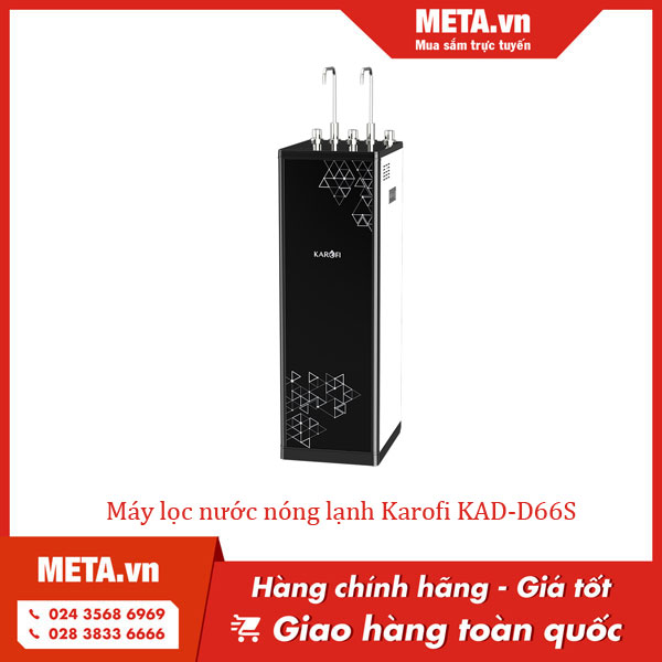 Máy lọc nước nóng lạnh tiết kiệm điện - Máy lọc nước Karofi D66S