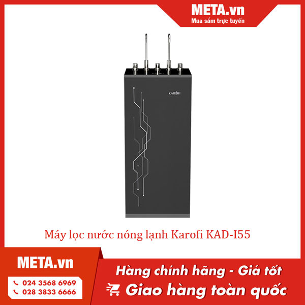 Máy lọc nước nóng lạnh tiết kiệm điện - Máy lọc nước nóng lạnh Karofi KAD-I55