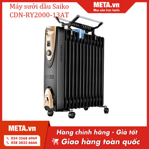 Máy sưởi dầu Saiko CDN-RY2000-13AT 