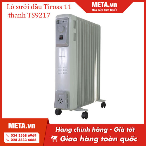 Lò sưởi dầu Tiross 11 thanh TS9217