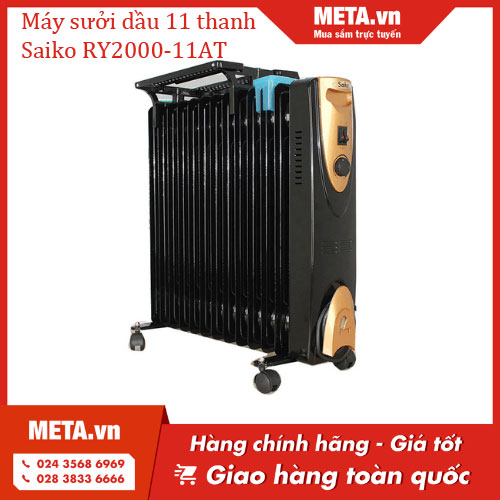 Máy sưởi dầu 11 thanh Saiko RY2000-11AT