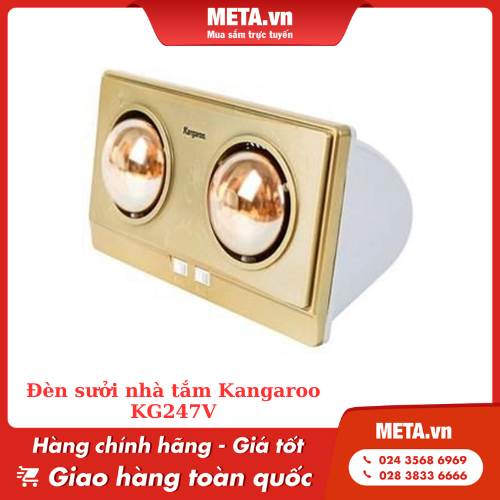 Đèn sưởi nhà tắm Kangaroo KG247V