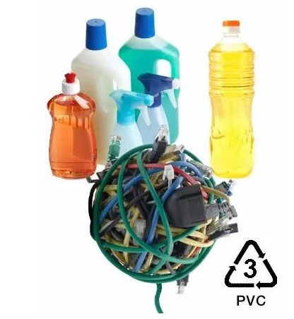 Các loại đồ nhựa không dùng cho lò vi sóng - Ký hiệu số 3