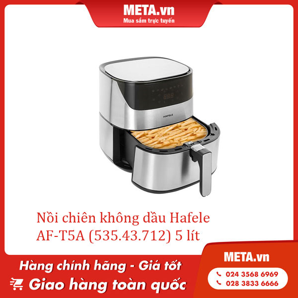 Đánh giá nồi chiên không dầu Hafele - Nồi chiên không dầu Hafele AF-T5A (535.43.712) 5 lít