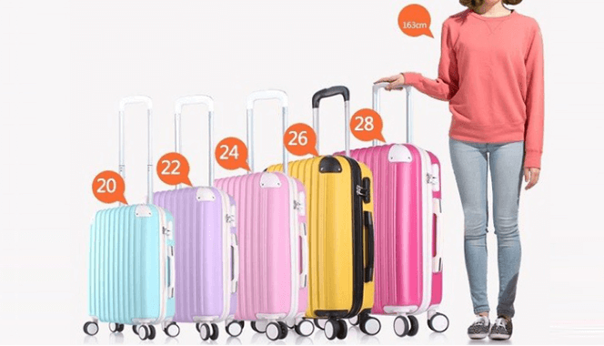 Vali size 22 kích thước bao nhiêu?