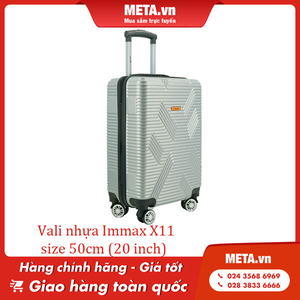 Vali nhựa Immax X11 size 50cm