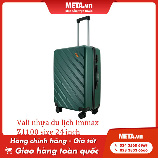 Vali nhựa du lịch Immax Z1100 size 24 inch