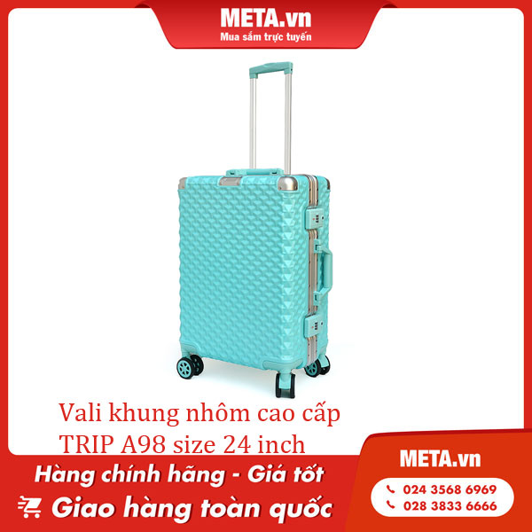 Vali khung nhôm cao cấp TRIP A98 size 24 inch
