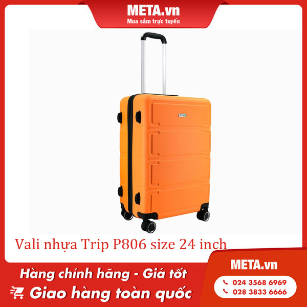 Vali nhựa Trip P806 size 24 inch