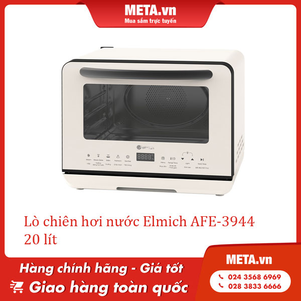 Đánh giá nồi chiên không dầu Elmich - Lò chiên hơi nước Elmich AFE-3944 - 20 lít