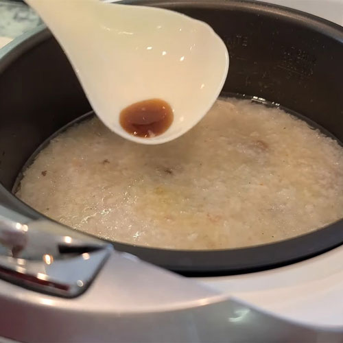 cách sử dụng nồi cơm điện Cúc Cu Hàn Quốc để nấu cháo