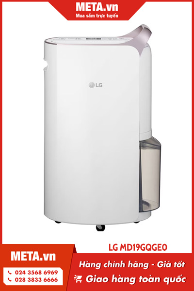 Máy hút ẩm LG Dual Inverter MD19GQGE0