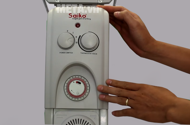Hướng dẫn cách sử dụng máy sưởi dầu Saiko