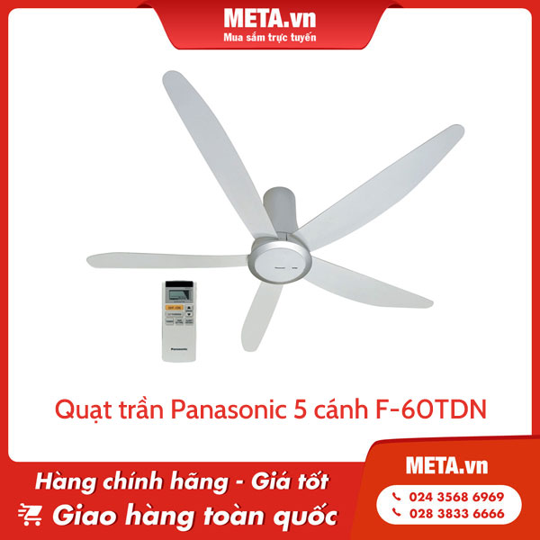 Quạt trần 5 cánh Panasonic F 60TDN