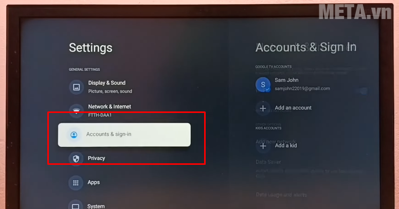 Hướng dẫn tắt giọng nói Google trên tivi TCL