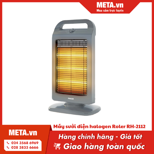 Máy sưởi điện 3 bóng Halogen Roler RH-2112