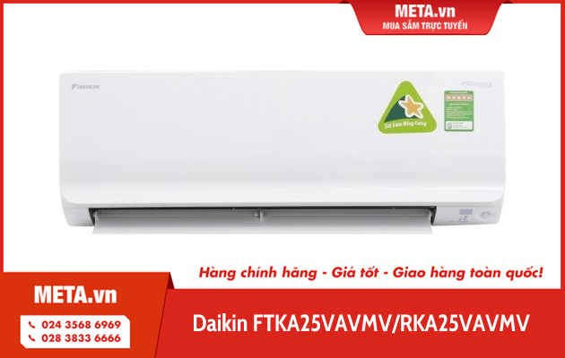 Điều hòa Daikin inverter 1 chiều 9000 BTU FTKA25UAVMV (Mẫu 2020)