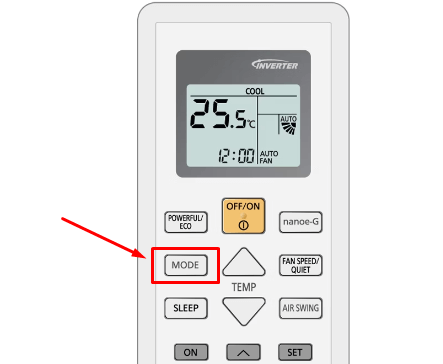 Cách bật, chỉnh, tắt chế độ nóng của điều hoà Panasonic