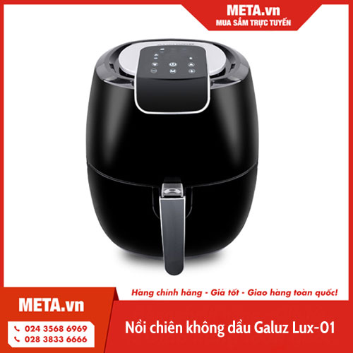 Đánh giá nồi chiên không dầu Galuz - Nồi chiên không dầu Galuz Lux-01