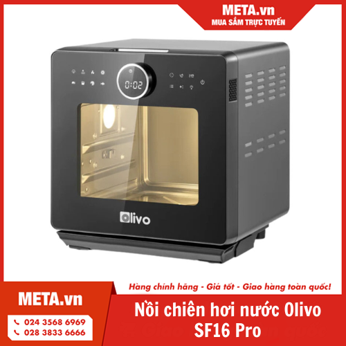 Nồi chiên hơi nước Olivo SF16 Pro
