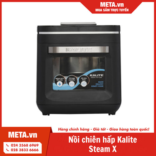 Nồi chiên hấp Kalite Steam X