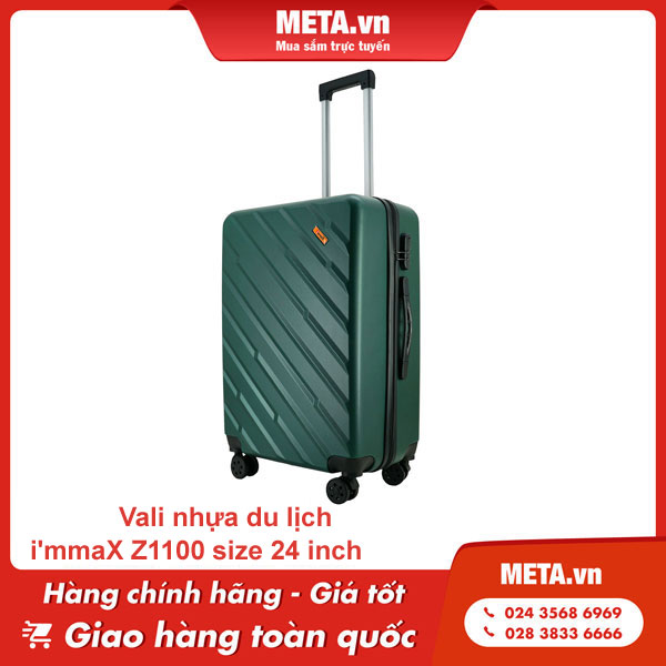 Vali nhựa du lịch Immax Z1100 size 24 inch