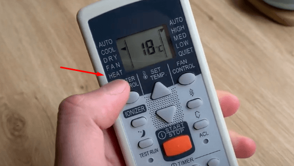 Cách bật, chỉnh, tắt chế độ nóng của điều hoà Fujitsu