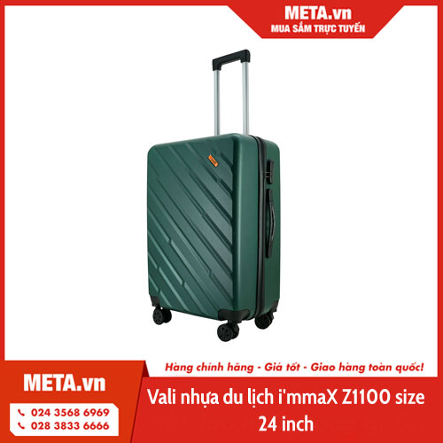 Vali nhựa du lịch i'mmaX Z1100 size 24 inch