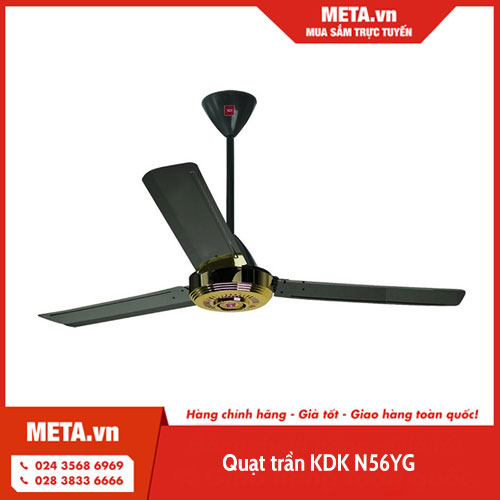 nên mua quạt trần loại nào tốt - Quạt trần KDK N56YG