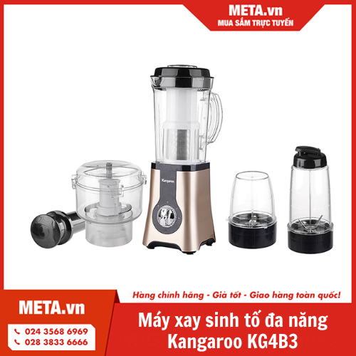 Máy xay sinh tố đa năng 4 cối Kangaroo KG4B3