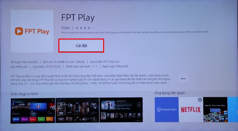 Cách kích hoạt fpt play trên tivi