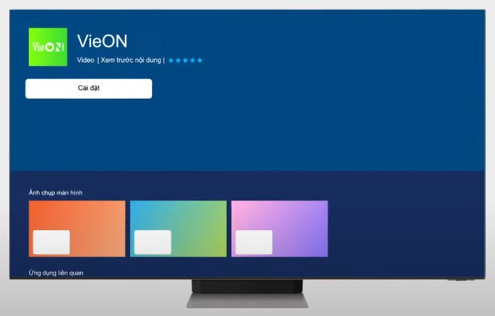 Cách kích hoạt Vieon trên tivi Samsung