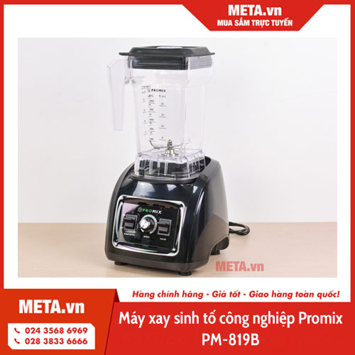 review máy xay sinh tố công nghiệp - Máy xay sinh tố công nghiệp Promix PM-819B