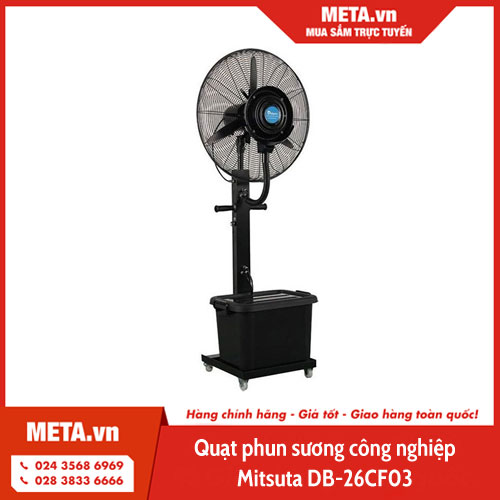 tư vấn mua quạt phun sương tốt - Quạt phun sương công nghiệp Mitsuta DB-26CF03