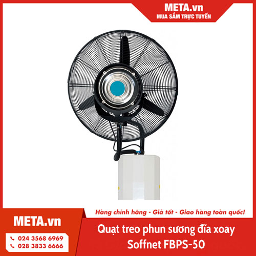 Quạt treo phun sương đĩa xoay Soffnet FBPS-50