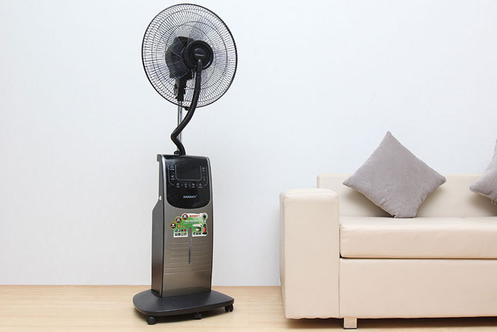 review quạt phun sương - về thiết kế