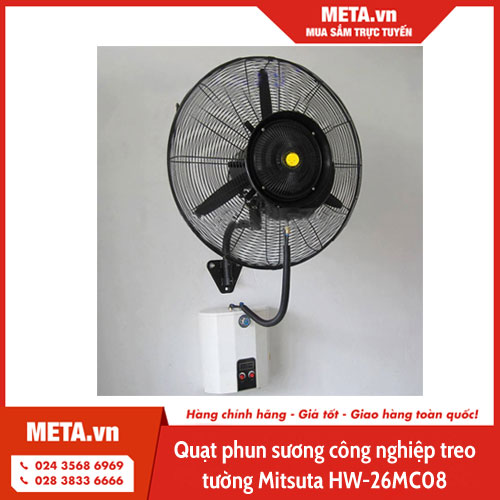 Quạt phun sương công nghiệp treo tường Mitsuta HW-26MC08