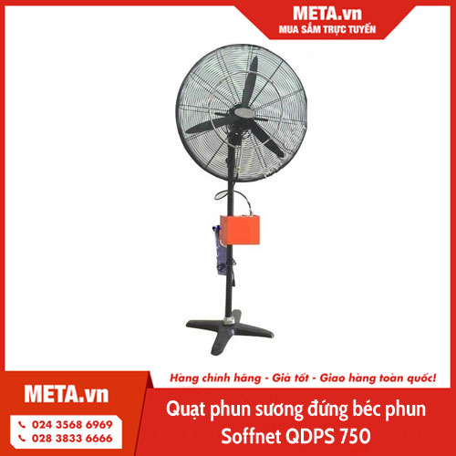 quạt phun sương đứng béc phun Soffnet QDPS 750