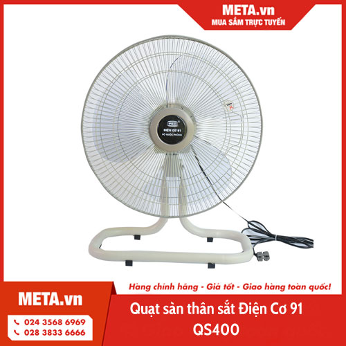 Quạt sàn thân sắt Điện Cơ 91 QS400