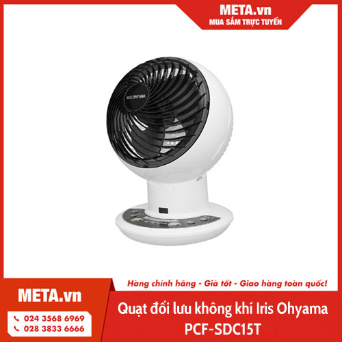 Quạt đối lưu không khí Iris Ohyama PCF-SDC15T
