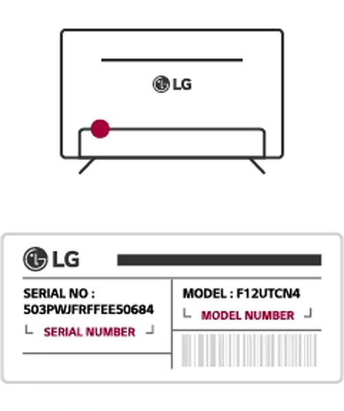 Cách check Model & Serial Number của tivi LG